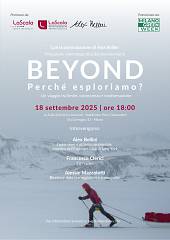 Proiezione speciale di beyond, il film documentario con alex bellini presso l'auditorium p